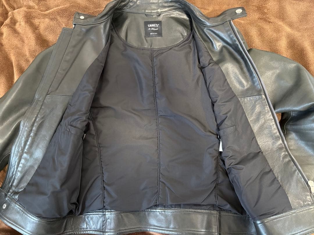 EMMETI エンメティANDREAアンドレア シングルライダース ラムレザー