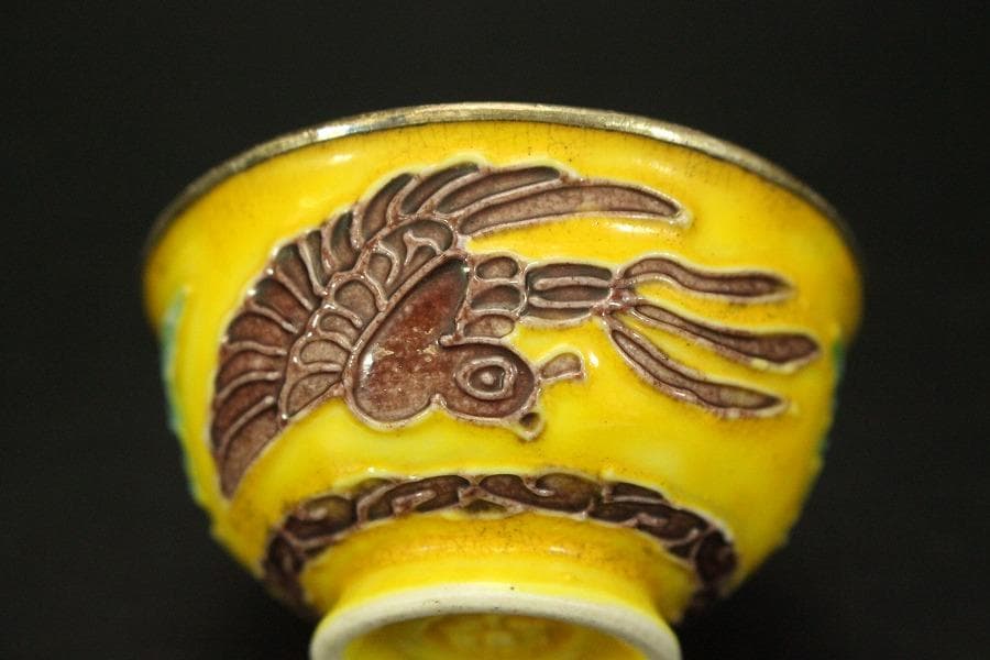 永楽焼 内銀張 徳利一対 盃五客 金生堂造 共箱 美品(A273)