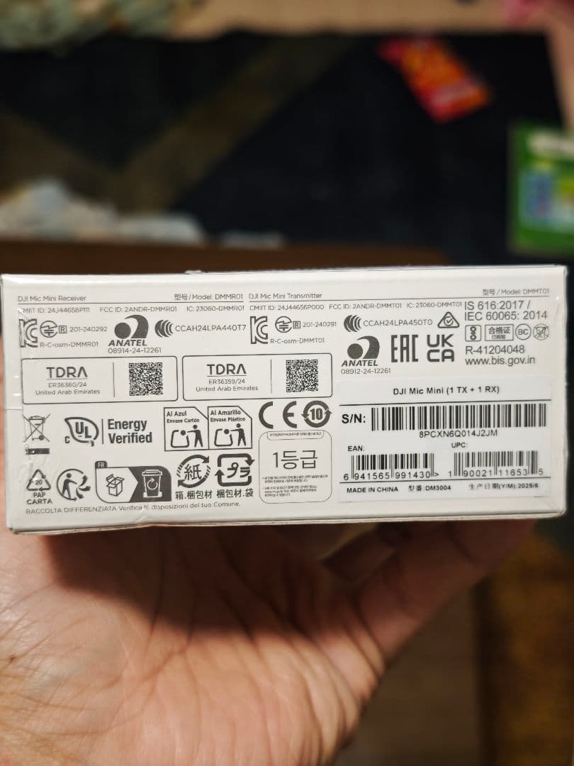 DJI Mic Mini ワイヤレスマイクロフォン 1 TX + 1 RX