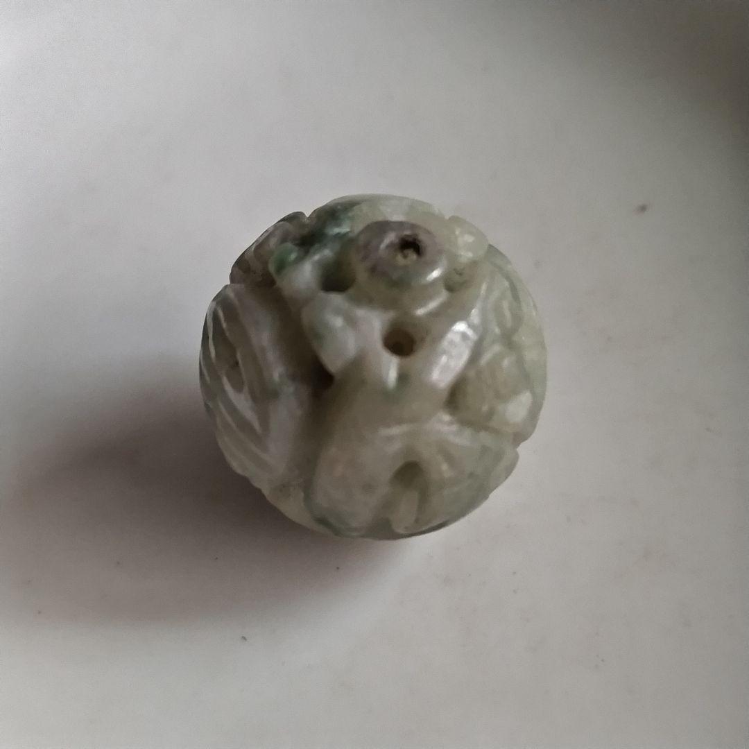 翡翠 彫刻玉 アンティーク