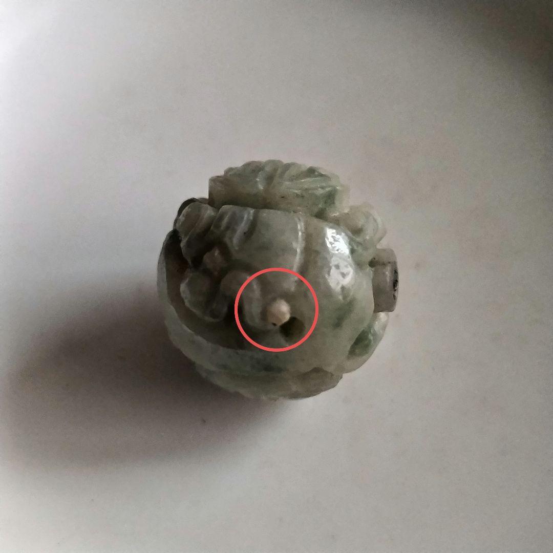 翡翠 彫刻玉 アンティーク
