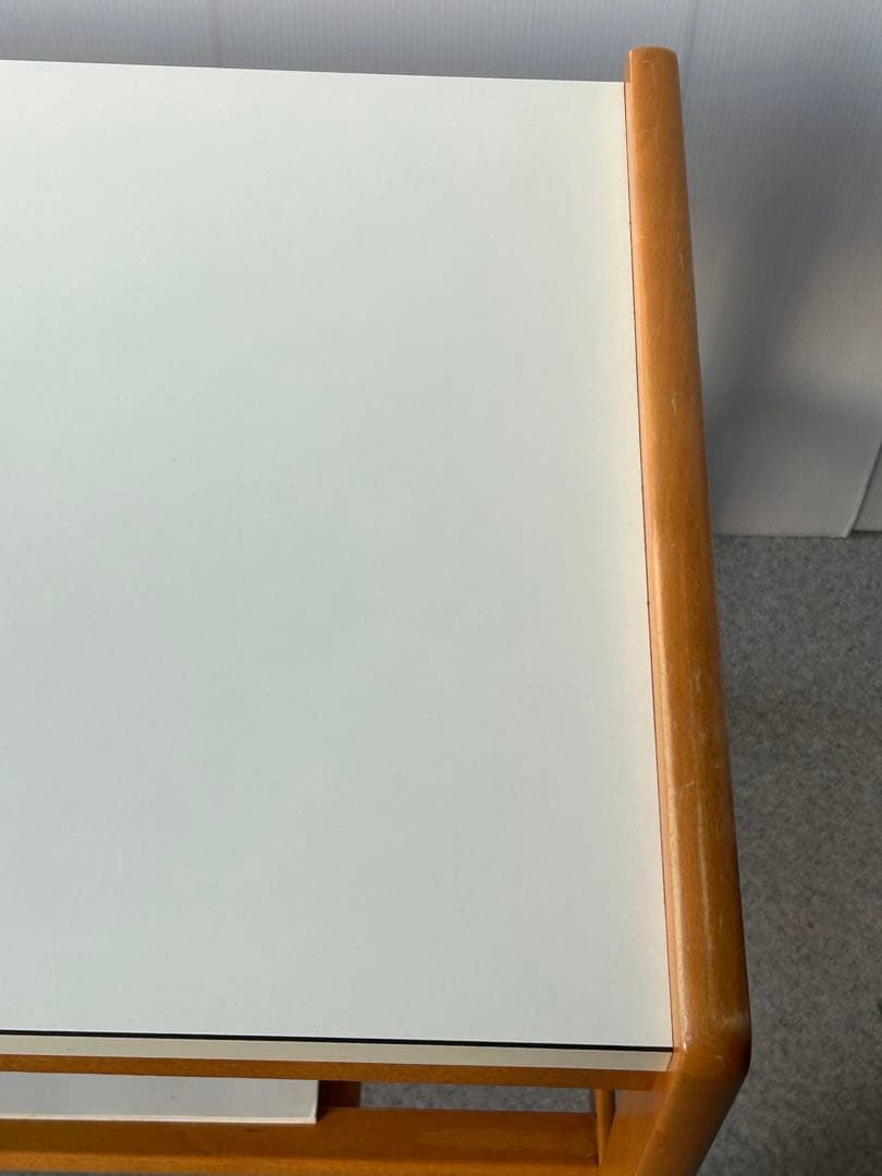 オールドカリモク　karimoku デコラトップ　サイドテーブル　ヴィンテージ