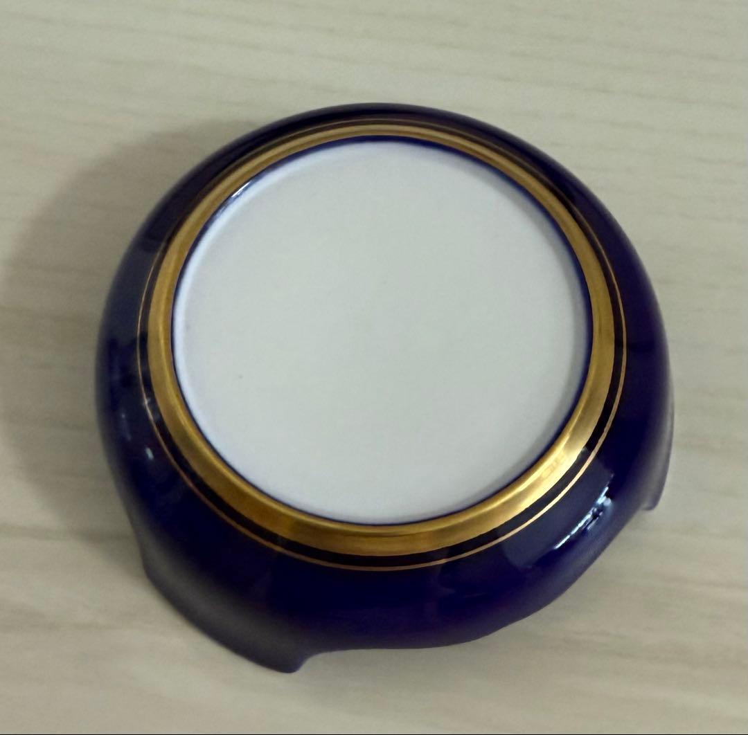 深川製磁　牡丹金ミル　台付冠付6寸飾壺　宮内庁御用達