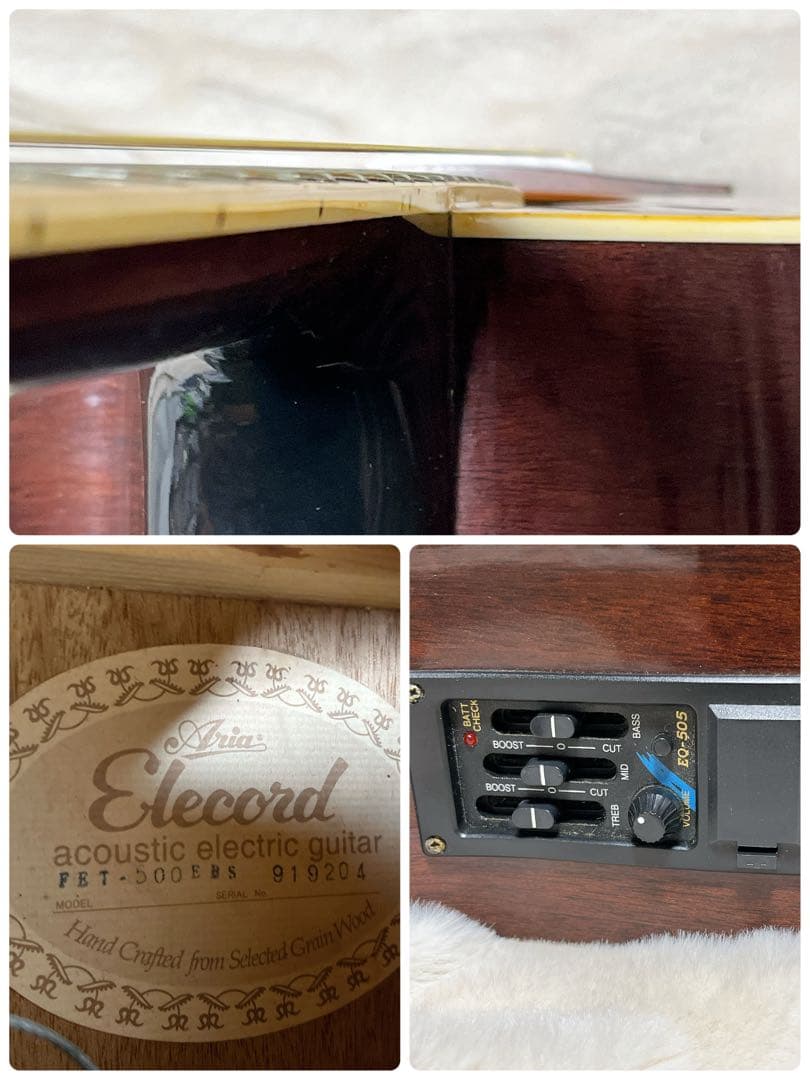 Aria FET-500 エレアコ アコースティック ギター