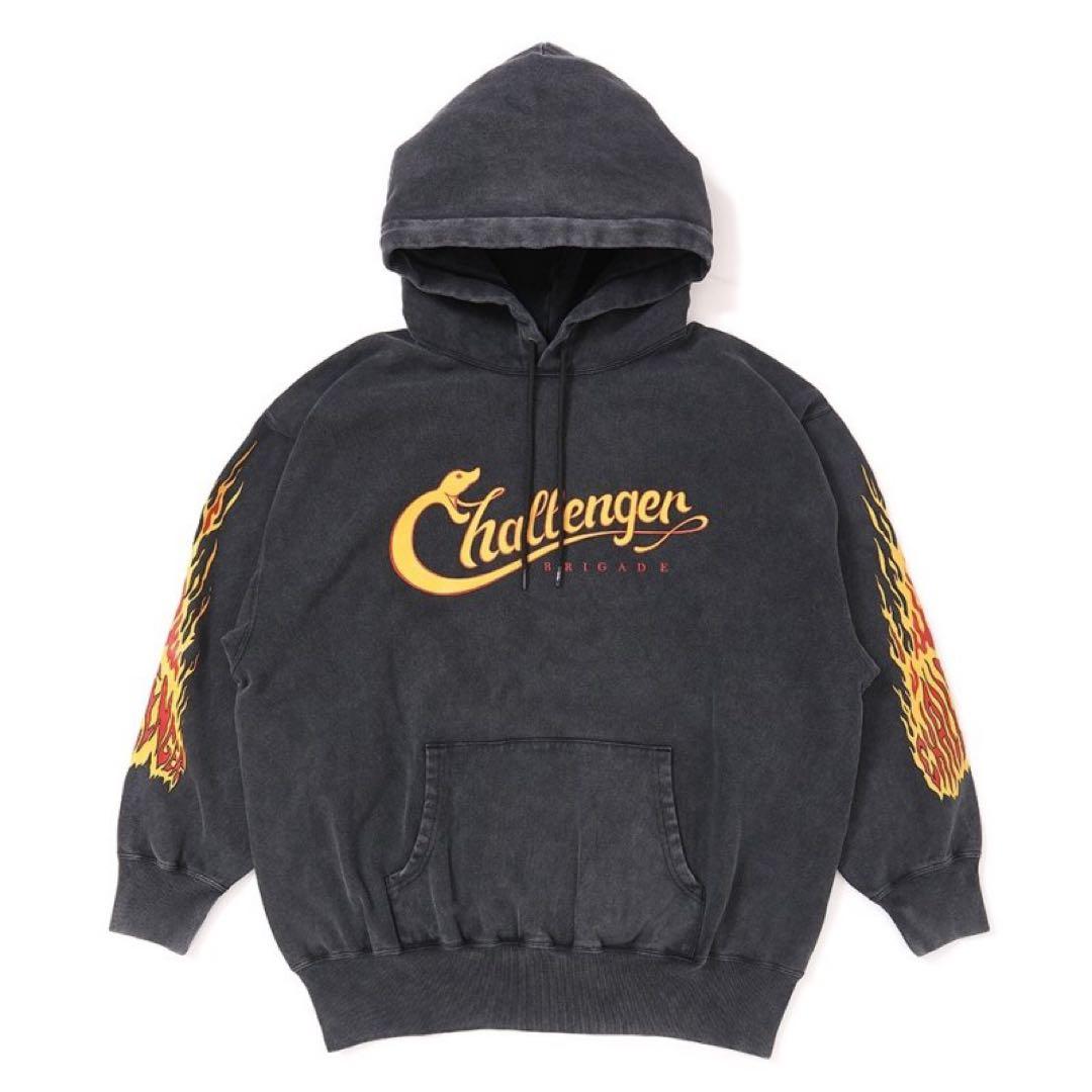CHALLENGER SNAKING LOGO HOODIE Lサイズ