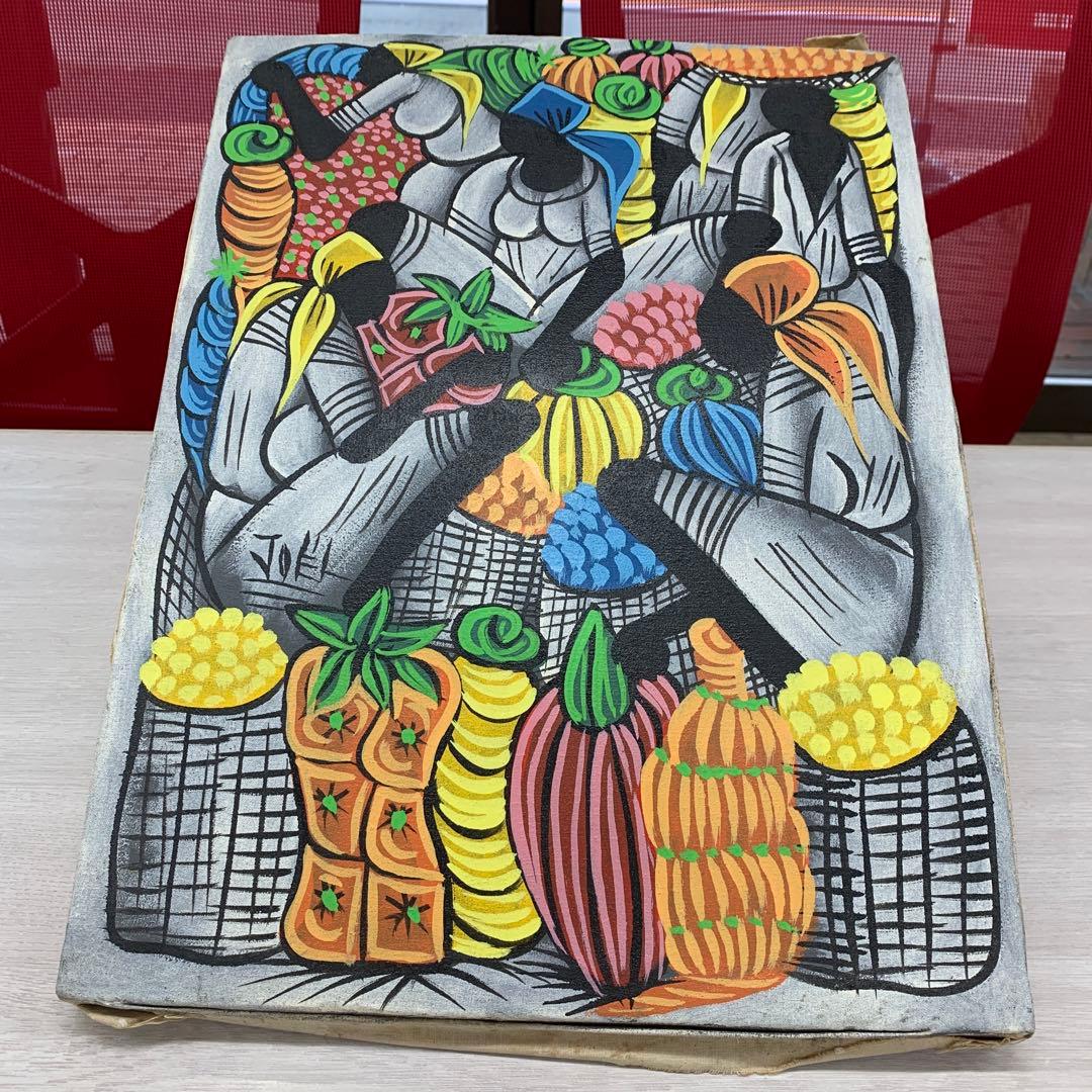 絵画　油絵　絵　インテリア　壁掛け　カリブ海　自然　ナチュラル