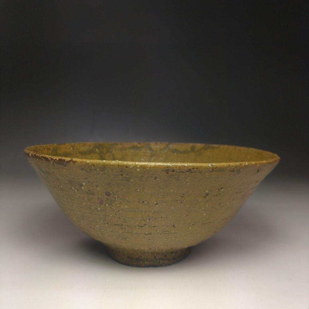 イ207 茶碗『陶元窯　朴富元作　高麗伊羅保』『大徳寺小堀卓巌　箱書　銘　吟風』