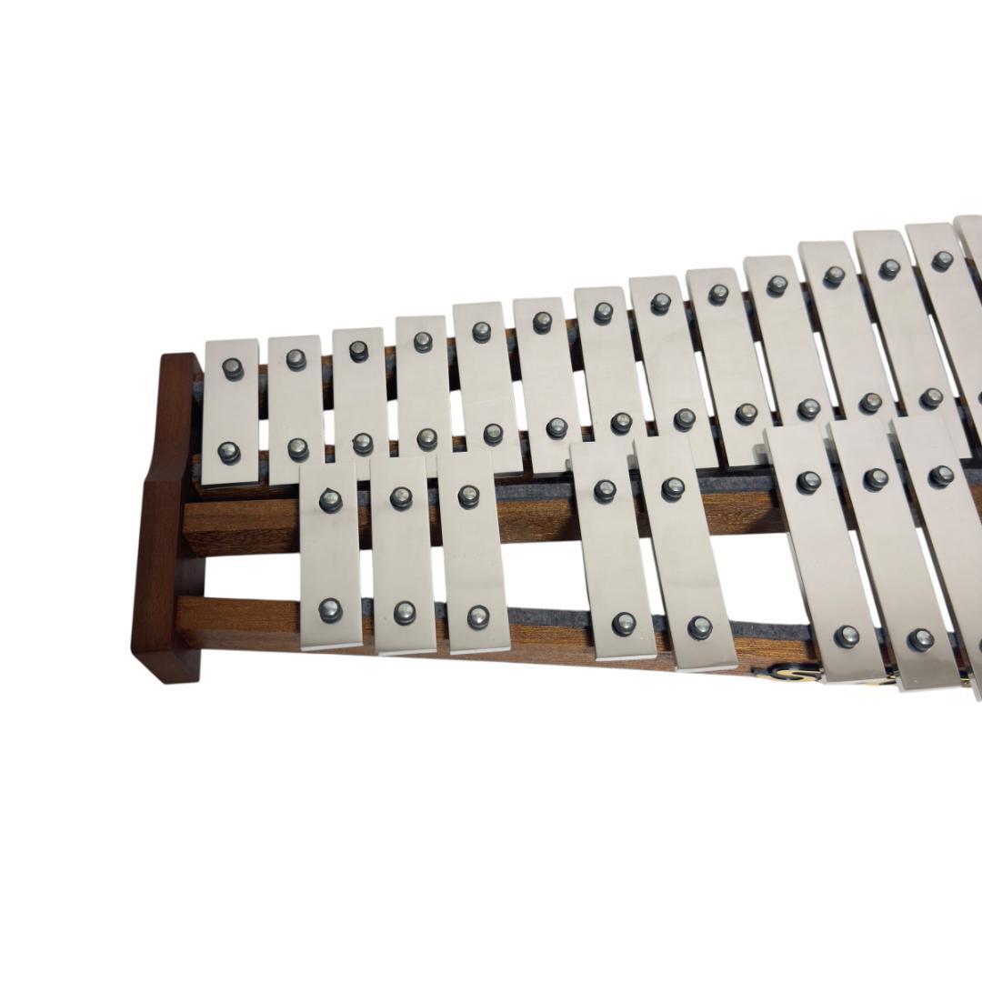 美品 Saito サイトウ グロッケン D-4 32音 鉄琴 打楽器　マレット付