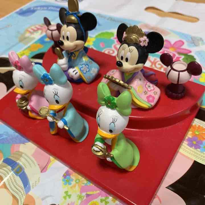 ディズニー ひなまつり 飾り物 置き物 ひな壇 ミッキー ミニー