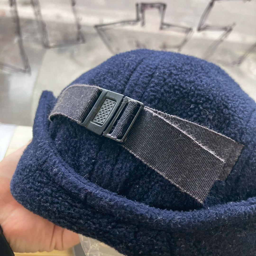 L.L.Bean POLARTEC CAP USAフリースキャップ　筆記体ロゴ