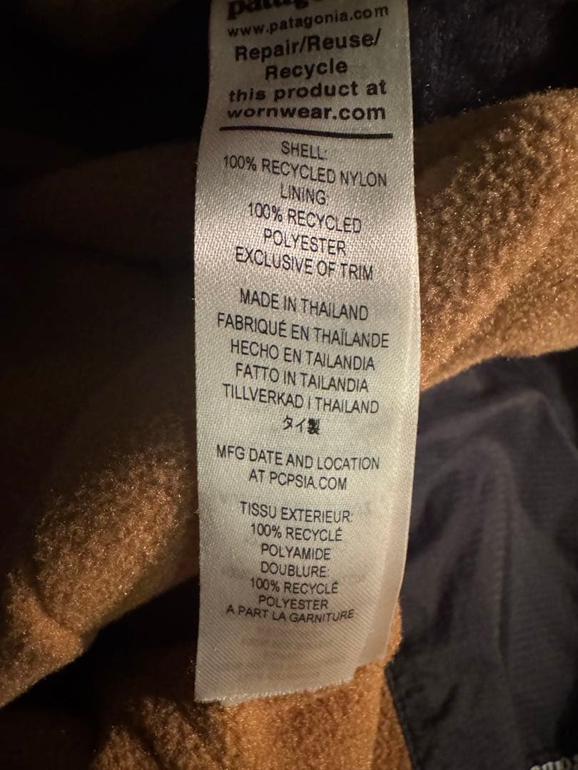 Patagonia シェルド マイクロディニ シェルドシンチラ ブラック