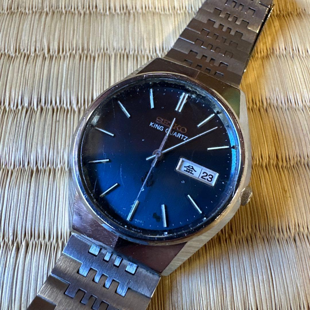 SEIKO キングクォーツ　腕時計　稼動品　4823-8010