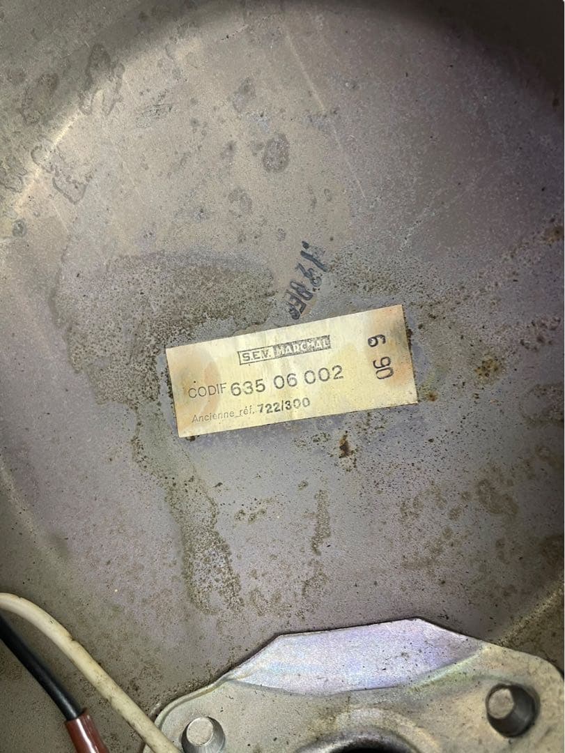 希少　当時物　マーシャル　フォグランプ　722