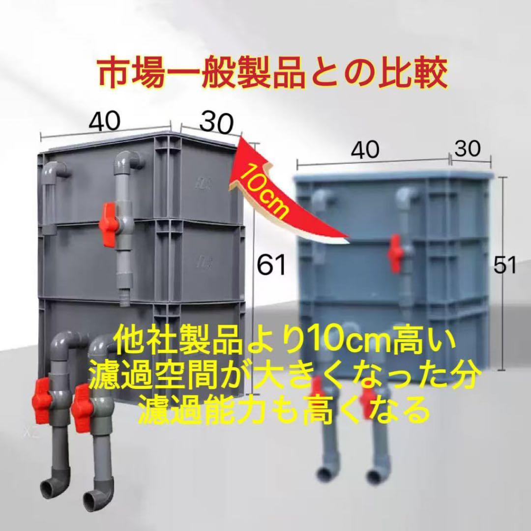 45w水中ポンプ付き 大型水槽用万能フィルター アクアリウム外部式飼育濾過器装置