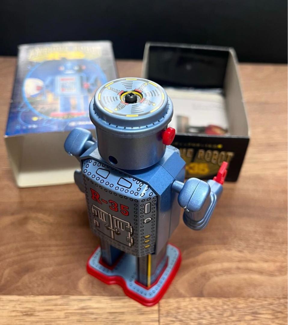 美品 MASUDAYA アンティークロボット R-35 1984年 ゼンマイ走行