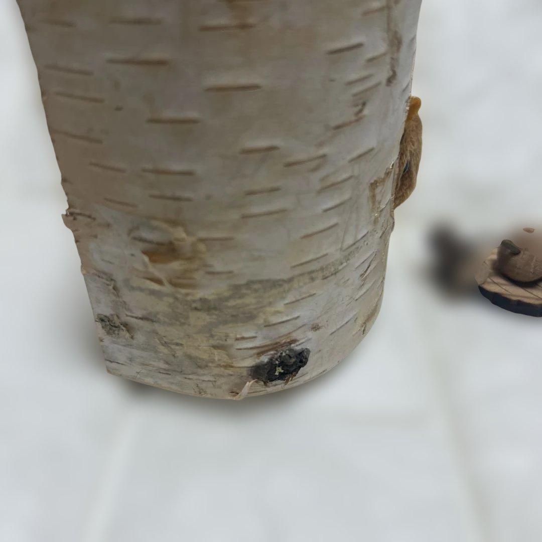 【希少】やまね工房 ぬいぐるみ　巣穴　白樺　 清泉寮