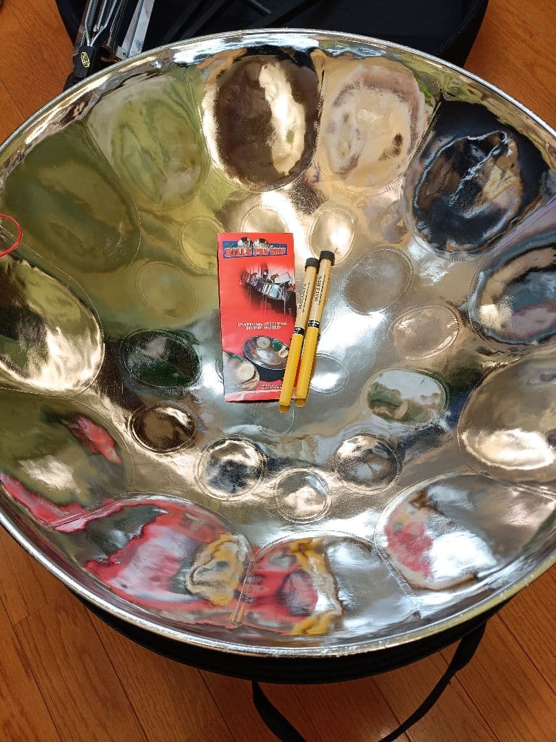 スティールパン スチールパン テナーパン マレット・専門スタンドケース付 打楽器