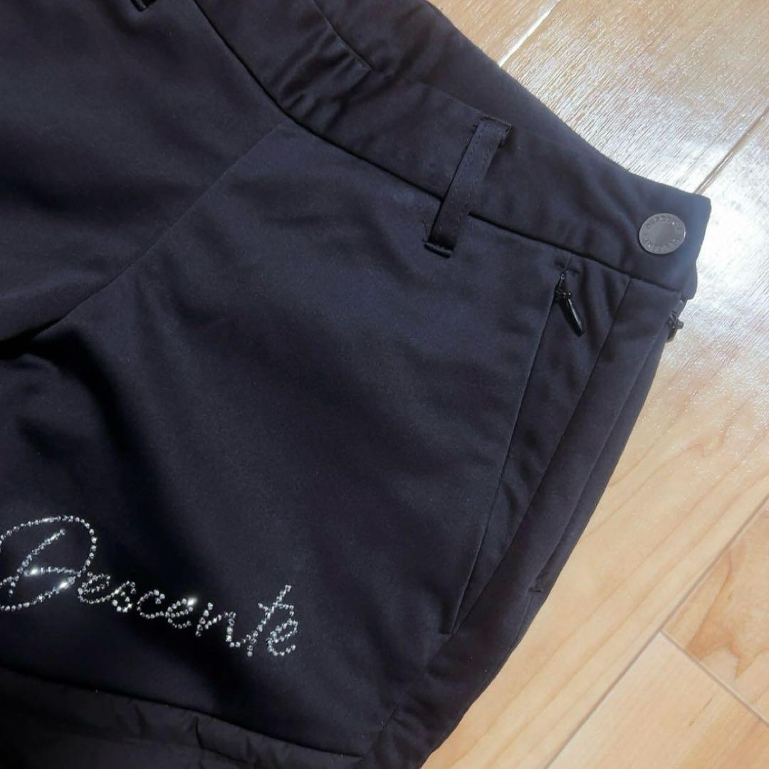美品　デサントゴルフ　エアーポケットストレッチダウンパンツ　防風
