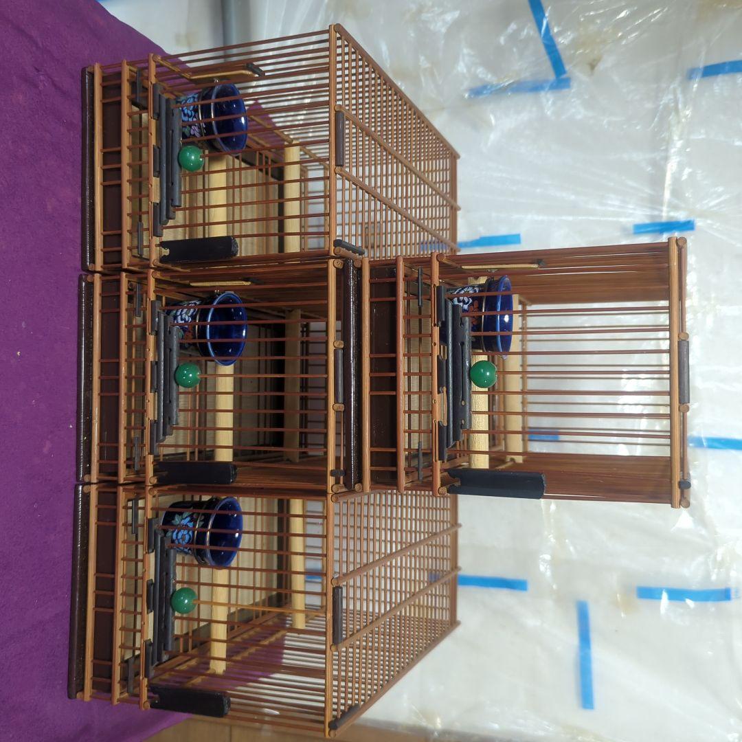 昭和アンティーク籠4個。