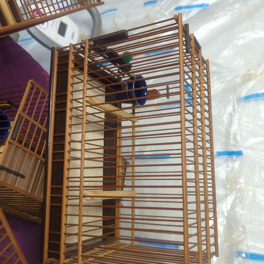 昭和アンティーク籠4個。