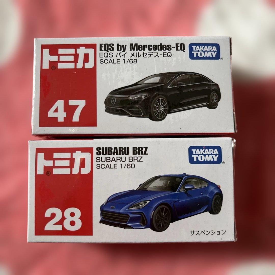 タカラトミー ミニカーセット スバルBRZ & メルセデスEQS