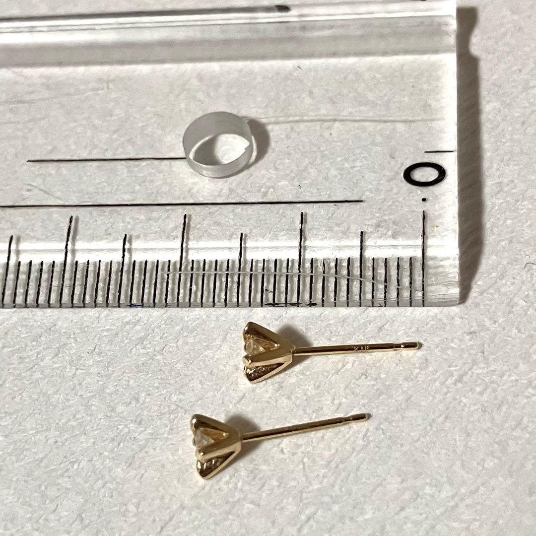 【美品】クロチェ　cloche　ダイヤピアス　K18