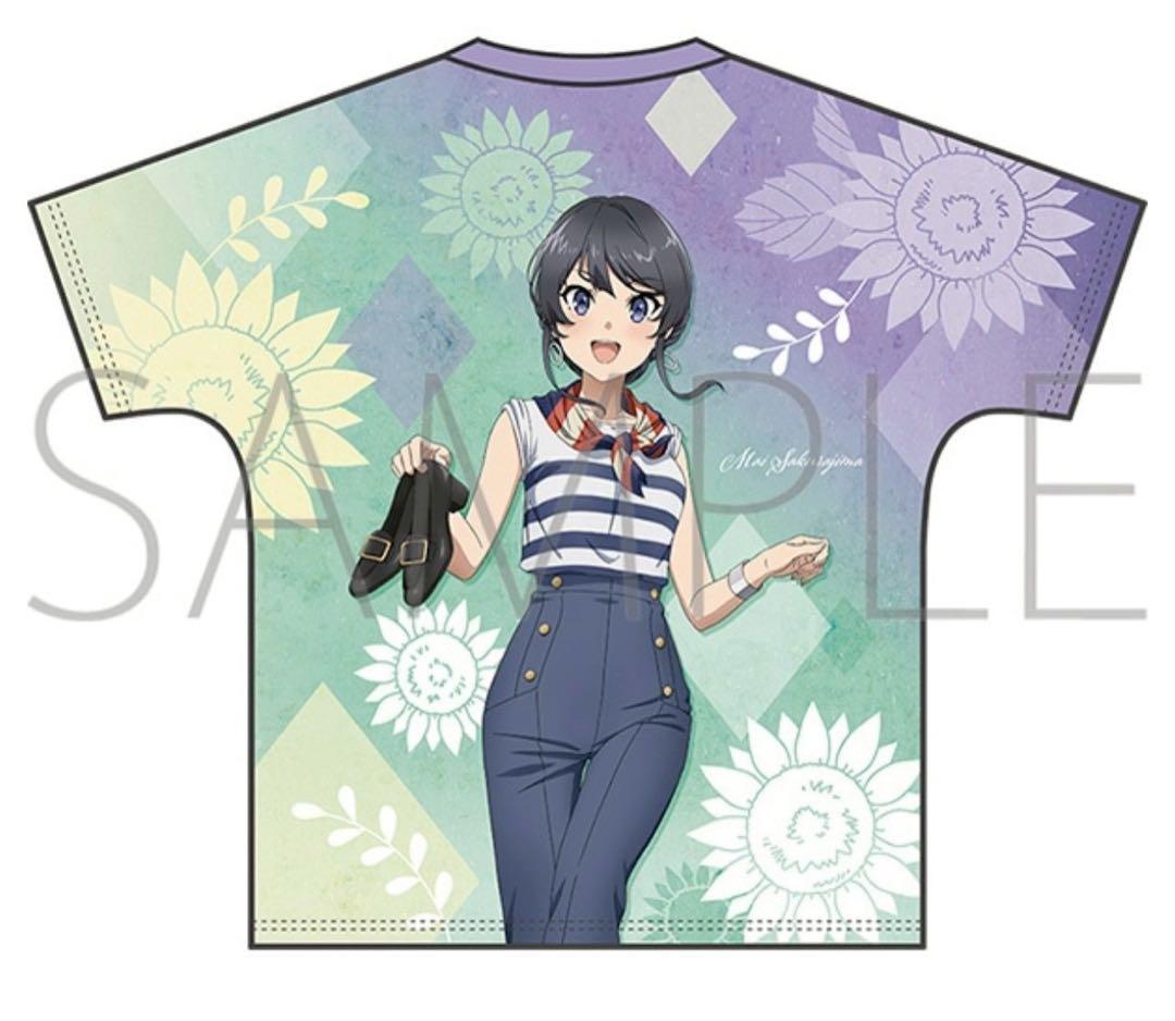 5-1122-16 青春ブタ野郎　桜島麻衣　フルグラフィックTシャツ