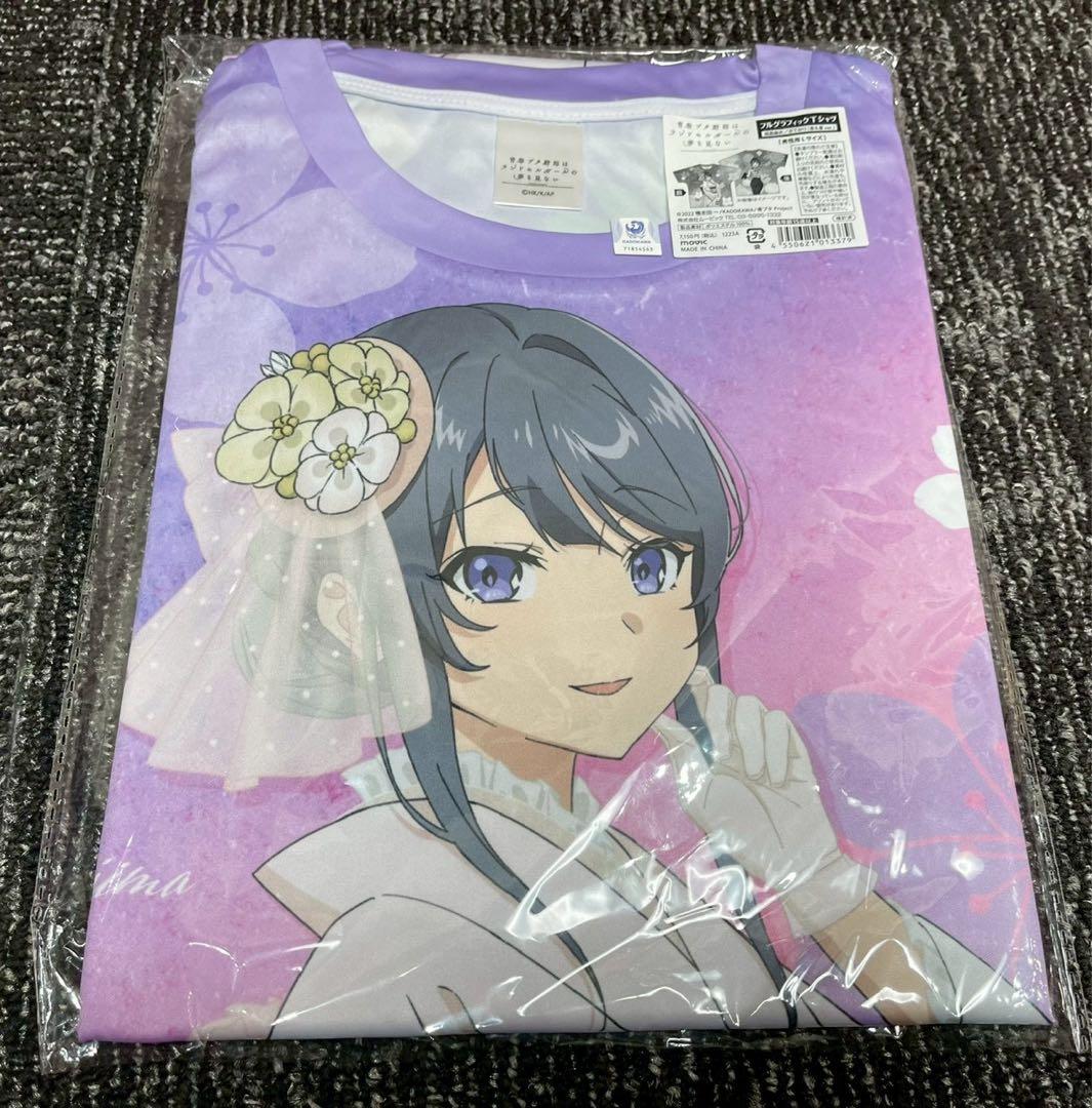 5-1122-16 青春ブタ野郎　桜島麻衣　フルグラフィックTシャツ