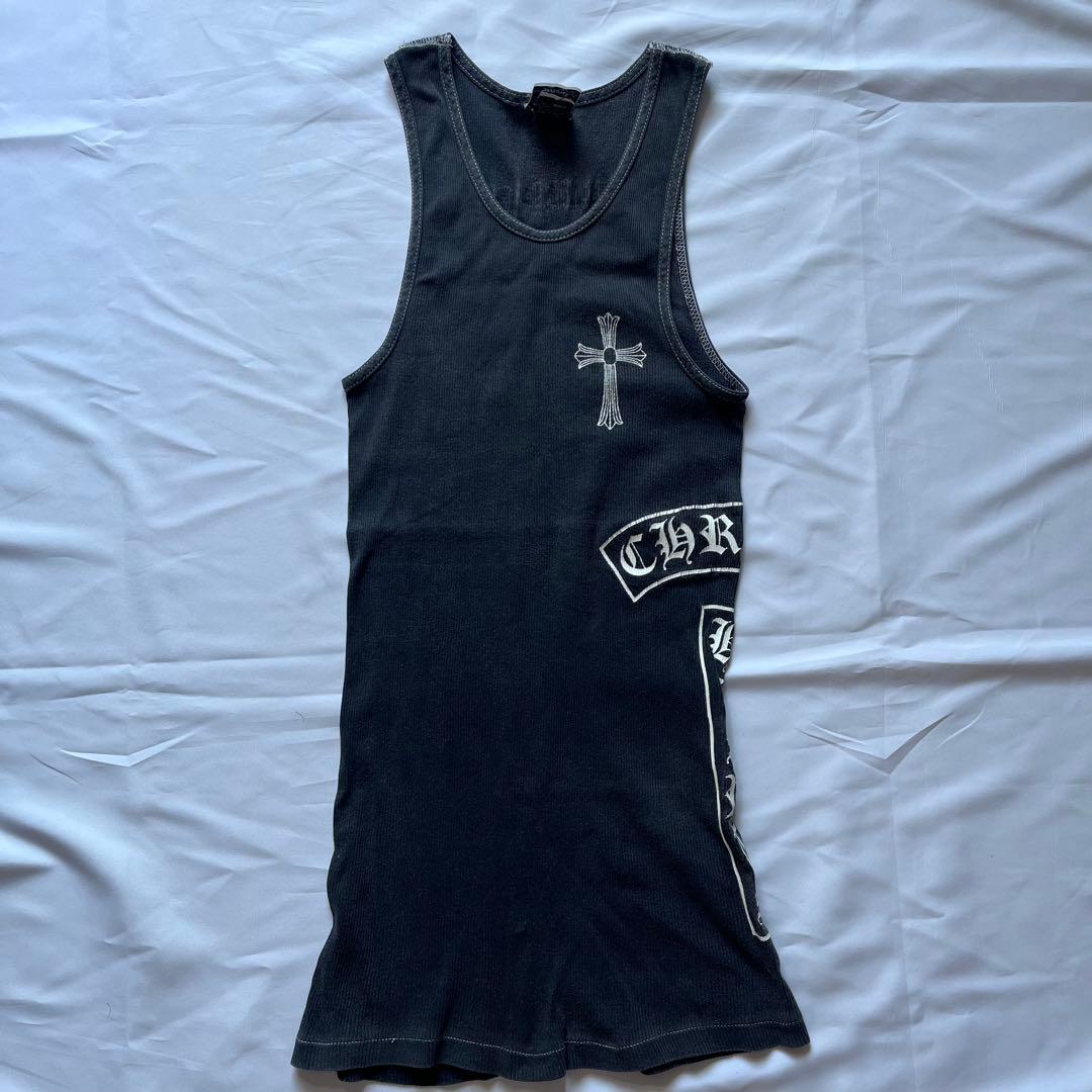 CHROME HEARTS タンクトップ Sサイズ ブラック FUCK YOU