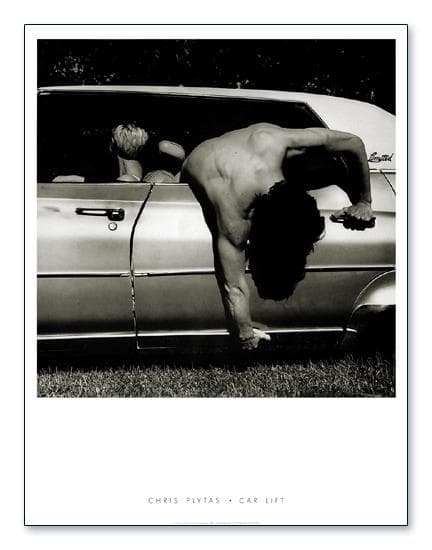額装済/Car Lift Connecticut（クリス プライタス）/ポスター
