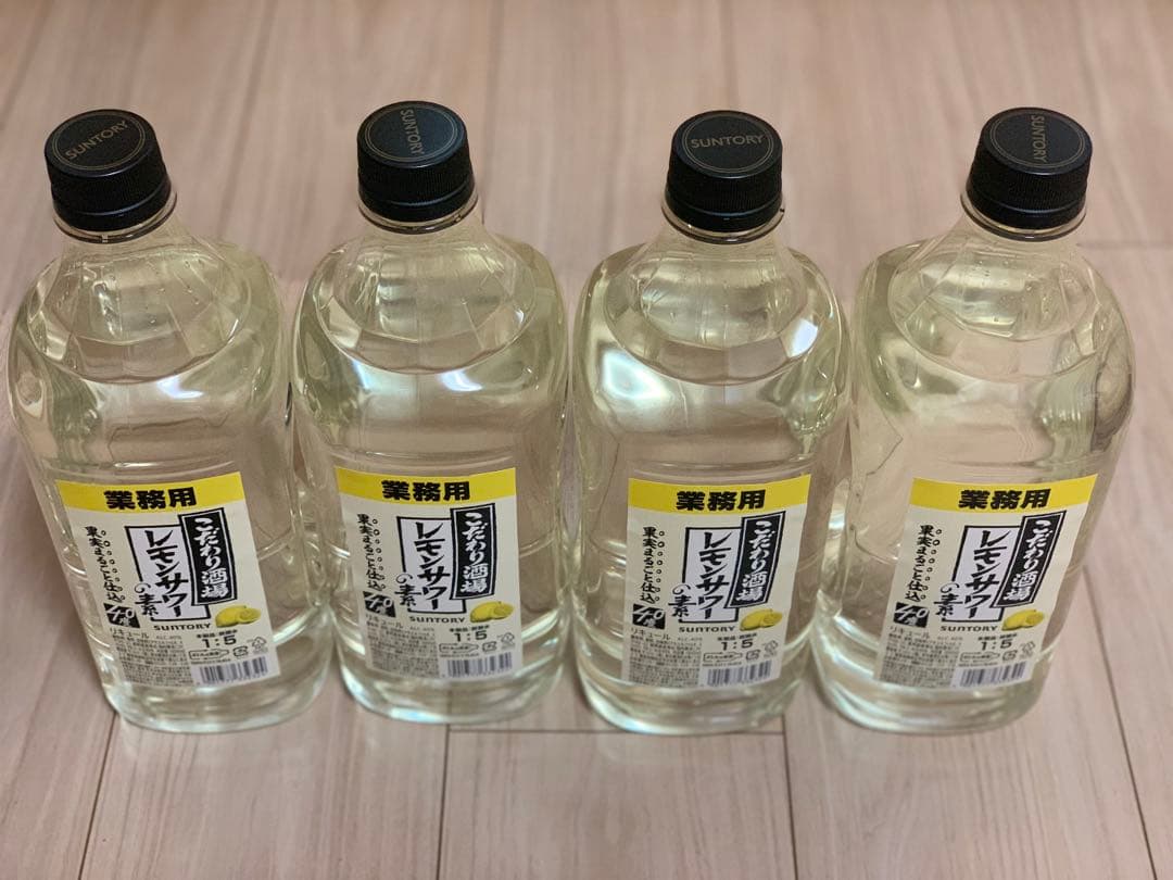 【最短当日発送】こだわり酒場レモンサワー素1.8L 4本セット サントリー