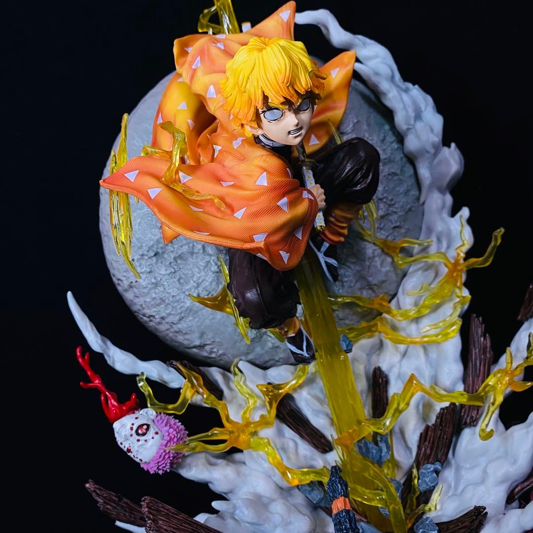 鬼滅の刃【我妻善逸 雷の呼吸 壱ノ型・霹靂一閃 六連】ジオラマスタチュー