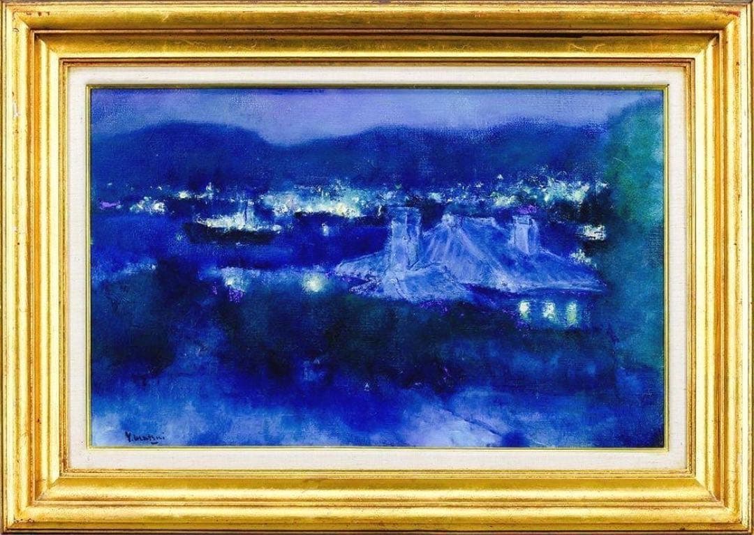 松井叔生　油彩画　原画