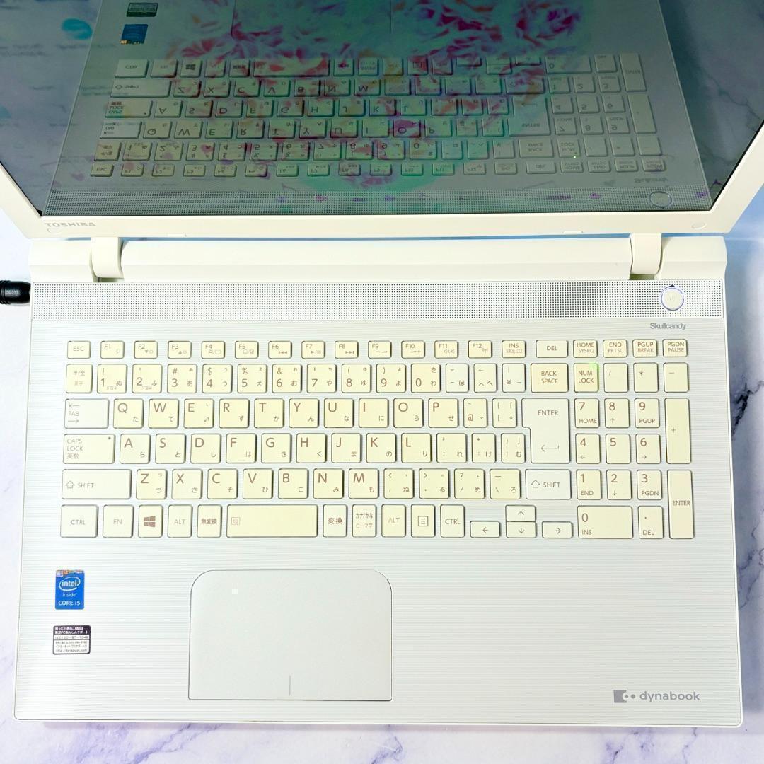 SSD☆カメラ・DVDマルチ・i5・メモリ8GB・ホワイト・ノートパソコン