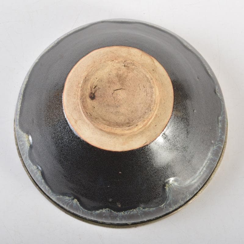 中国　窯変　天目茶碗　時代箱付　N　6511