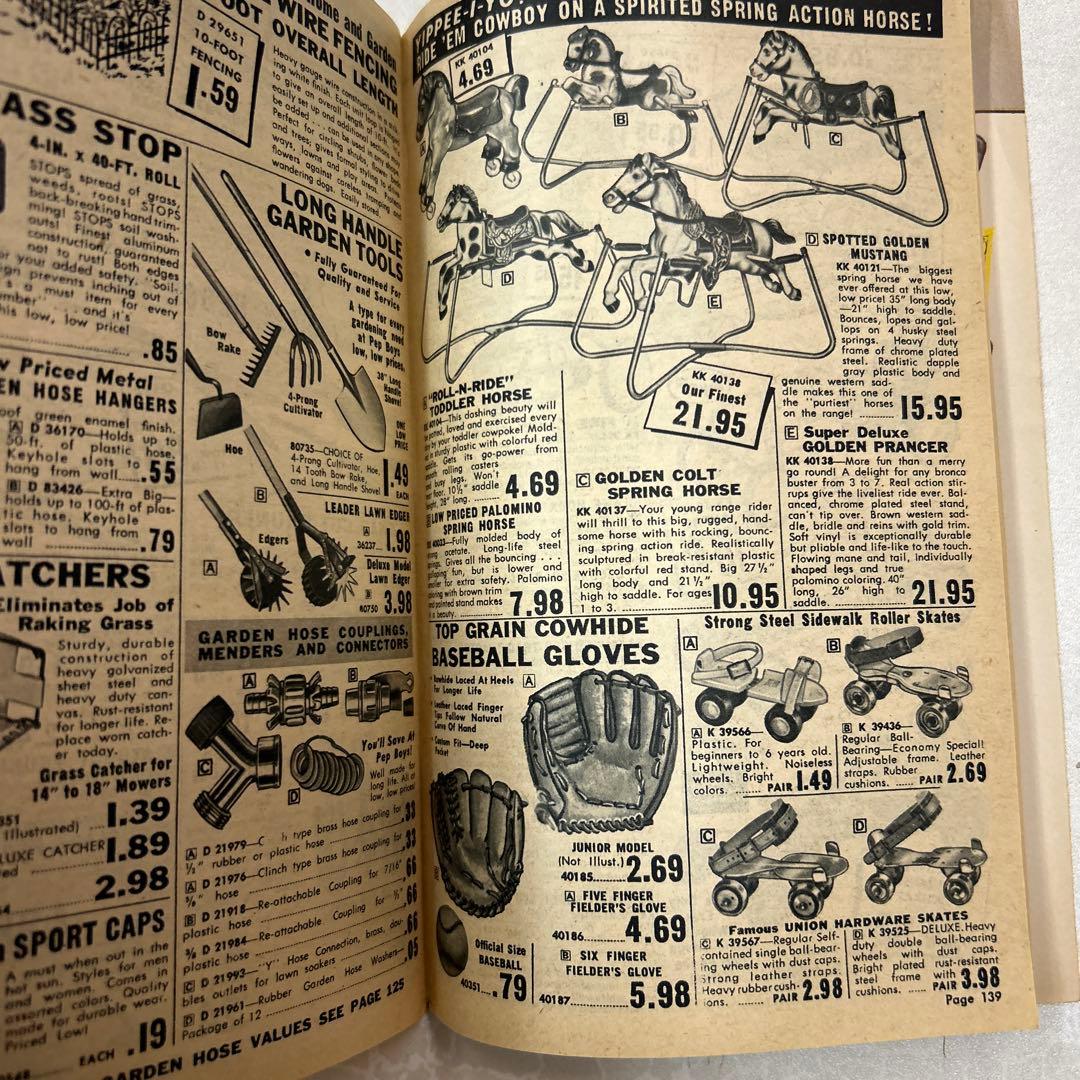 1962 年ビンテージPep Boys カタログ１冊