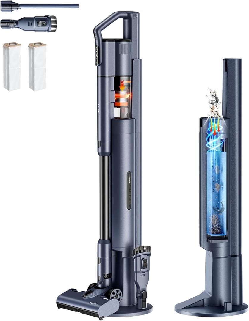 uwant掃除機 コードレス⭕️自動ゴミ収集⭕️充電.収納.ゴミ収集3in1ドック付