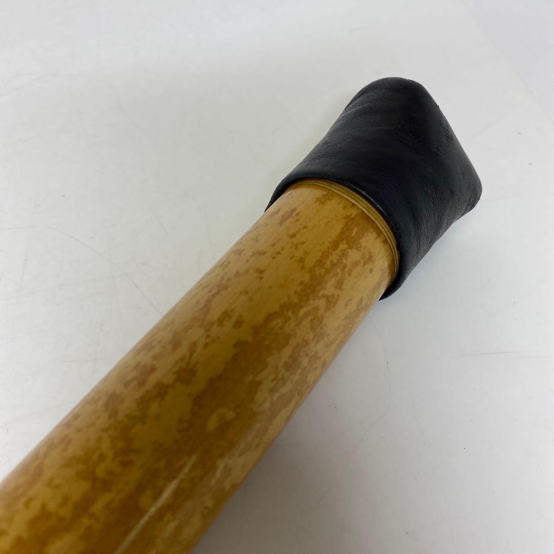 竹風在銘　銀三線尺八　約45cm 東N7-1025①