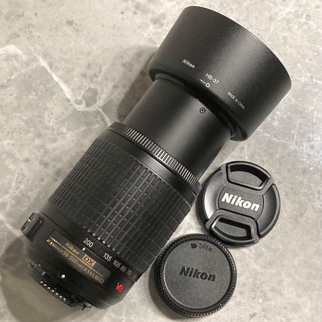 ⭐️美品⭐️ Nikon 55-200mm f/4-5.6G ED VR 望遠レンズ