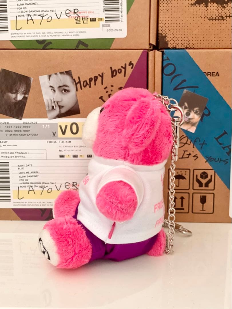 BTS テテ　FRI(END)S Bear Keyring ぬいぐるみ服