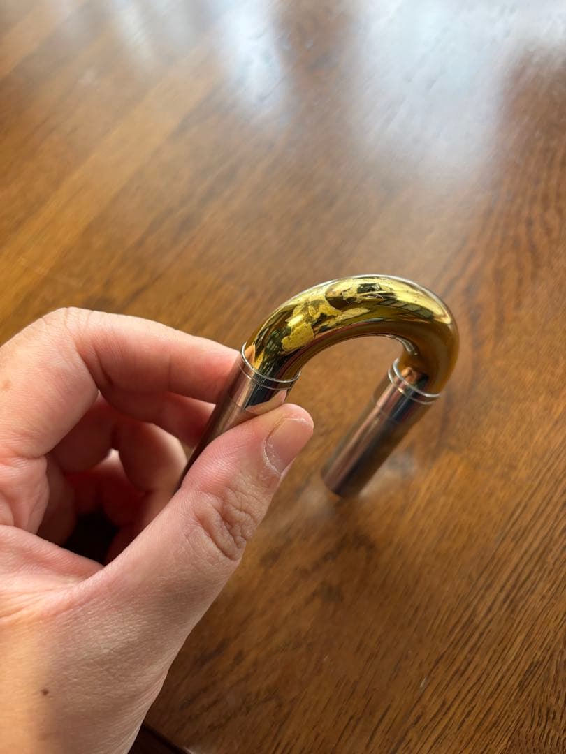 アレキサンダー103用主管 イエローブラス ラッカー仕上げ Alexander