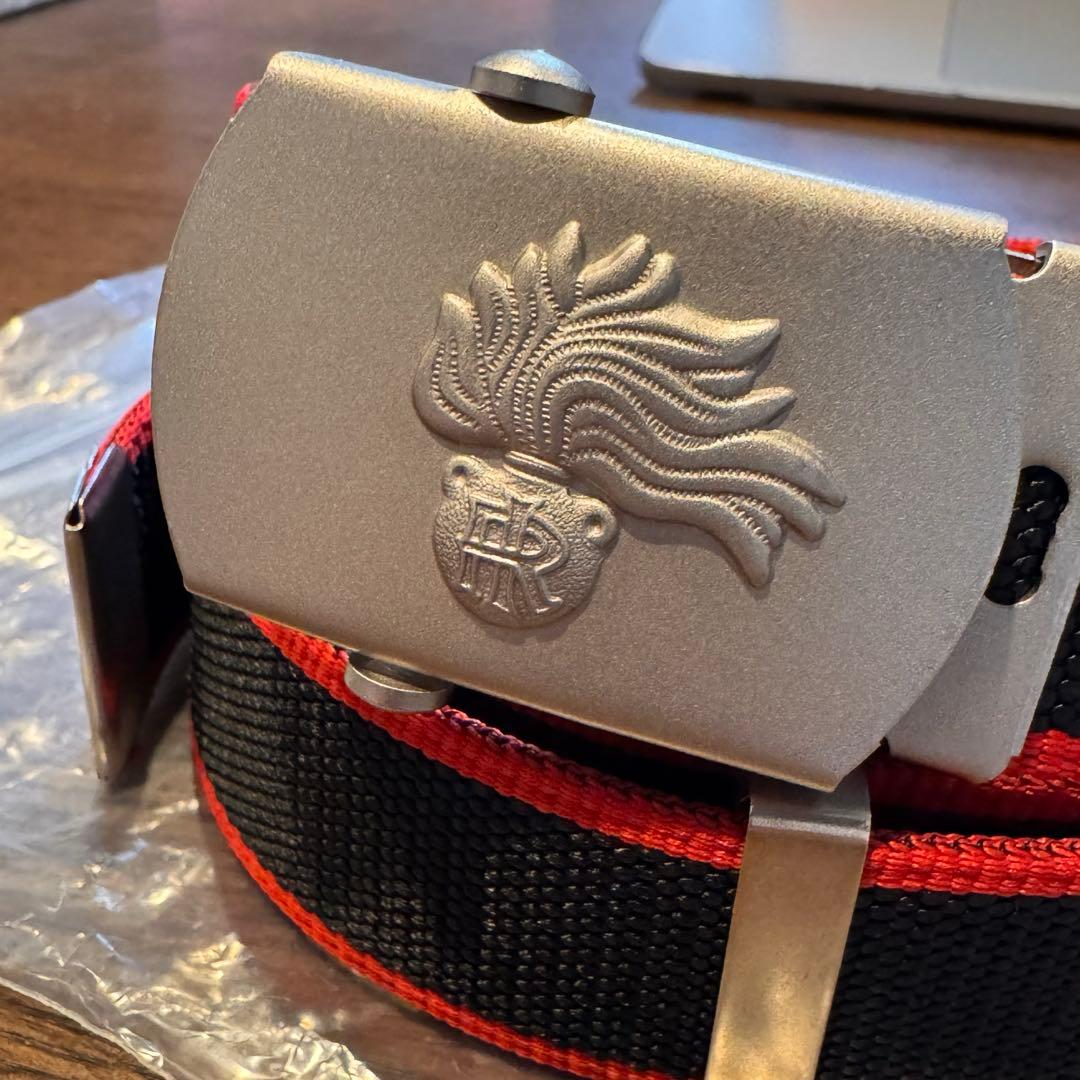 【新品・正規品】イタリア軍カラビニエリ（国家憲兵隊）　ミリタリー ベルト