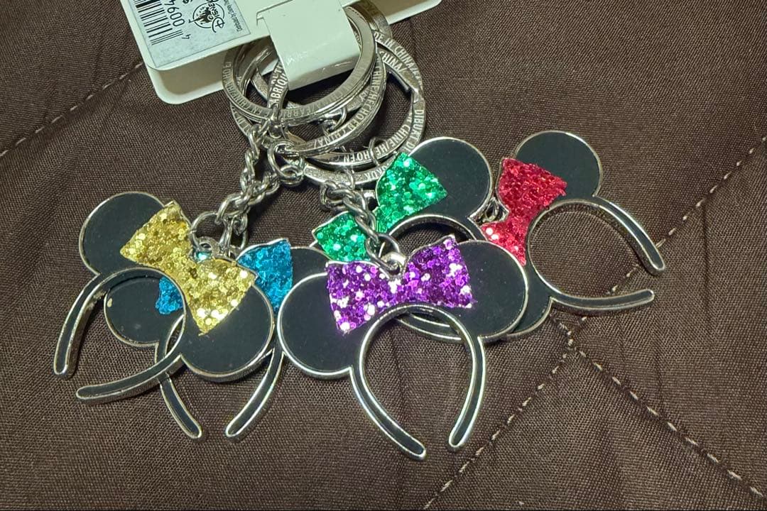 Disney Parksミニーキーホルダーセットカリフォルニアディズニーランド