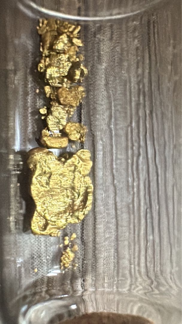 砂金　大小様々