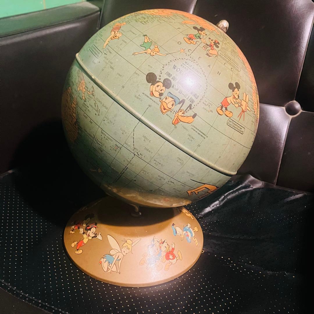 激レア 60's Rand McNally ディズニー 地球儀