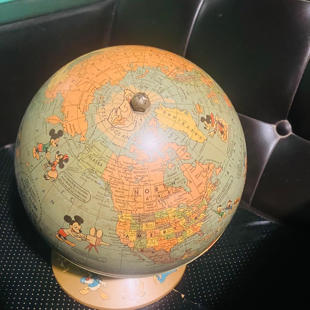 激レア 60's Rand McNally ディズニー 地球儀