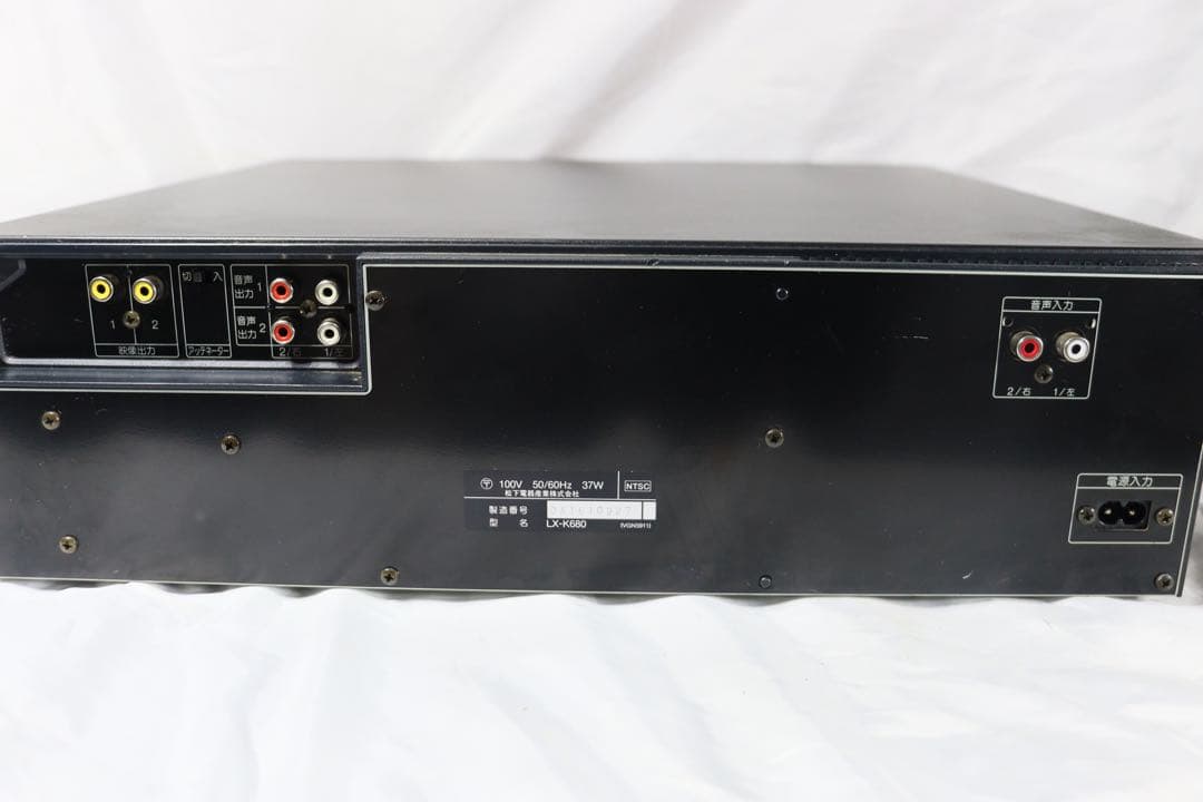 美品　完動品　パナソニック Panasonic LDプレーヤー　LX-K680