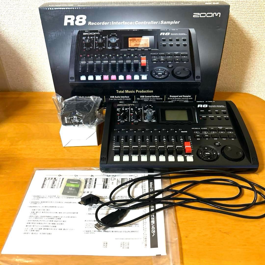ZOOM R8 MTR ズーム マルチトラックレコーダー 美品 期間限定特別価格