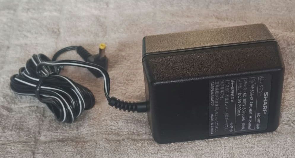 【通電確認のみ】SHARP MD-J MD-MT832-S シャープ