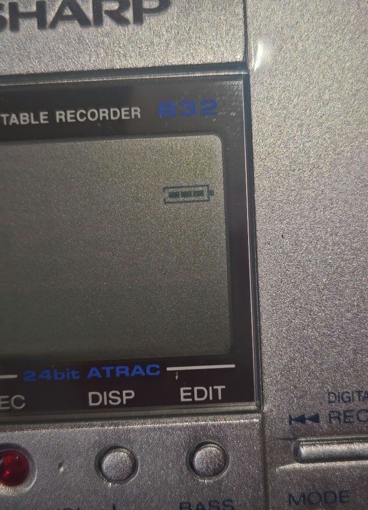 【通電確認のみ】SHARP MD-J MD-MT832-S シャープ